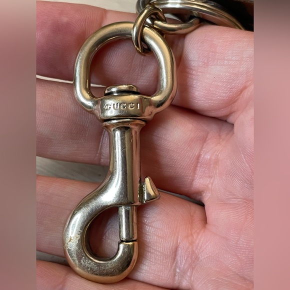 Gucci Brown GG Logo Bassett Hound Keychain/Bag Chain - Picture 8 of 8